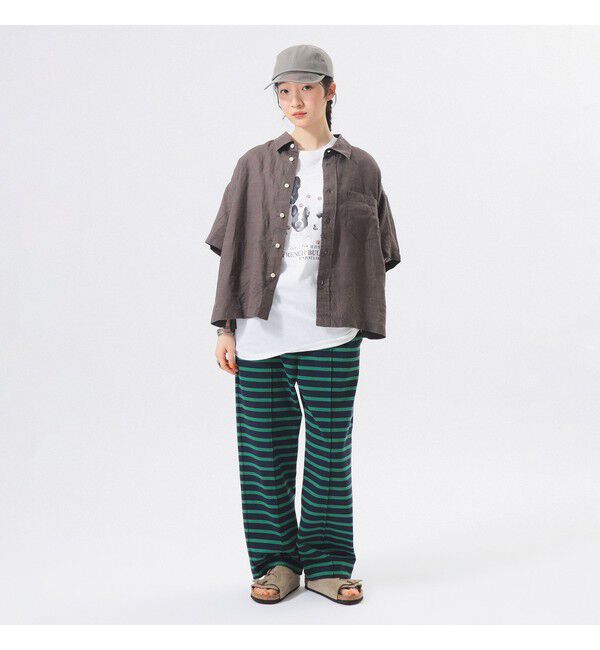 BEAMSBOY「リネン ソリッド ショートスリーブ」|シャツ・ブラウス|