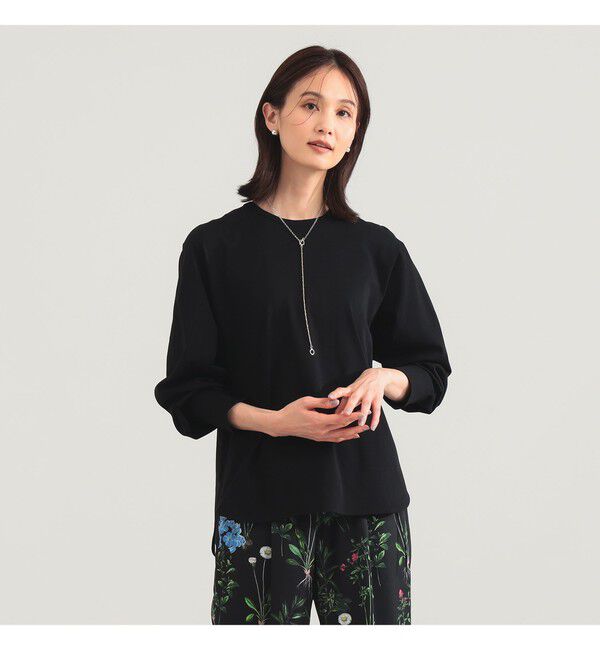 Demi-Luxe BEAMS 「コットンキュプラ ラウンドヘム ロングスリーブ Tシャツ」|Tシャツ・カットソー|