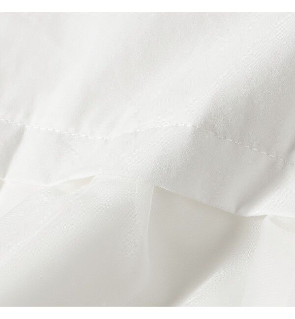 Ray BEAMS 「シアー ティアード ハーフスリーブ シャツ」|シャツ・ブラウス|