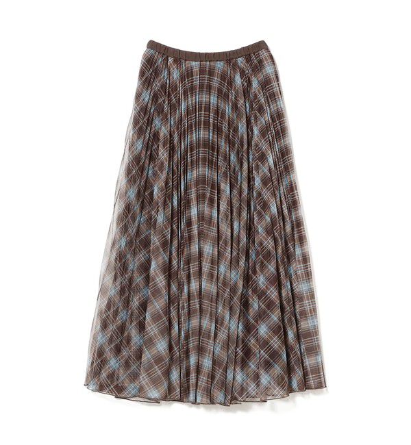 Ray BEAMS 「チュール チェック プリーツ スカート」|スカート|