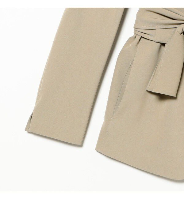 Demi-Luxe BEAMS 「ドライカルゼ ベルテッド ジャケット」|ダッフルコート|