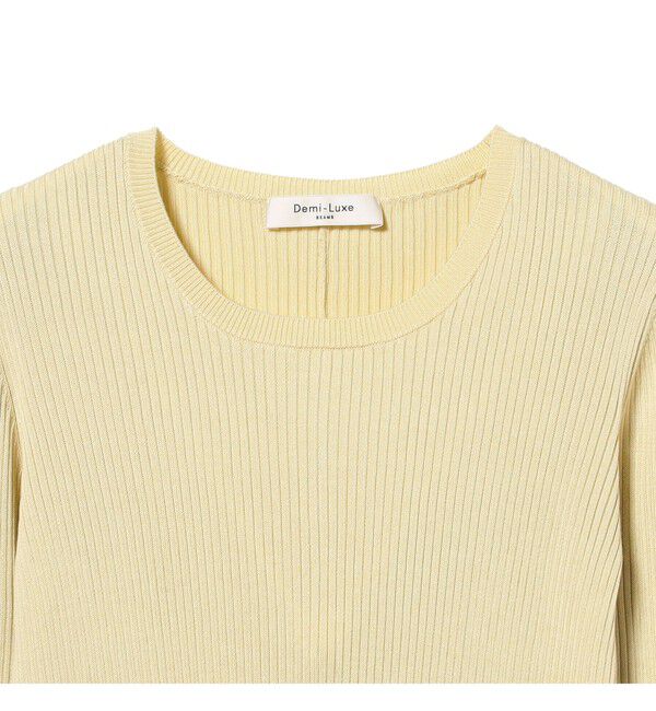 Demi-Luxe BEAMS 「14ゲージ ベーシック リブニット」|ニット・セーター|