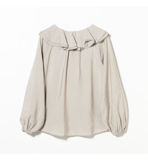 Demi-Luxe BEAMS 「ラッフル ボリューム ブラウス」|シャツ・ブラウス|