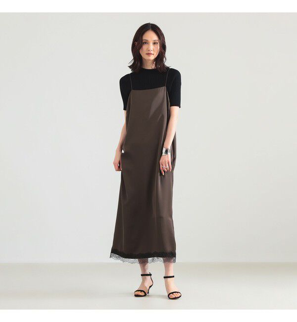 Demi-Luxe BEAMS 「リバーレース キャミソール ワンピース」|ワンピース|