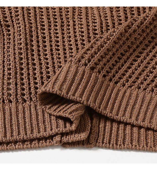 Demi-Luxe BEAMS 「3ゲージ コットン メッシュ カーディガン」|ニット・セーター|