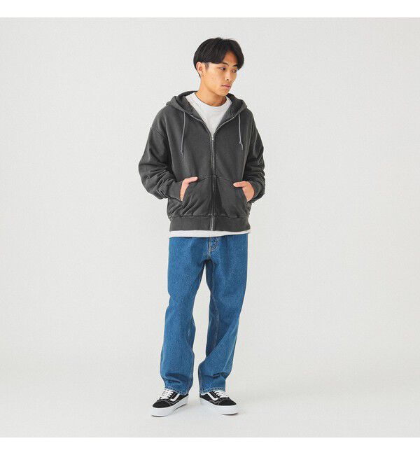 BEAMS「ワイド テーパード デニム」|デニム|