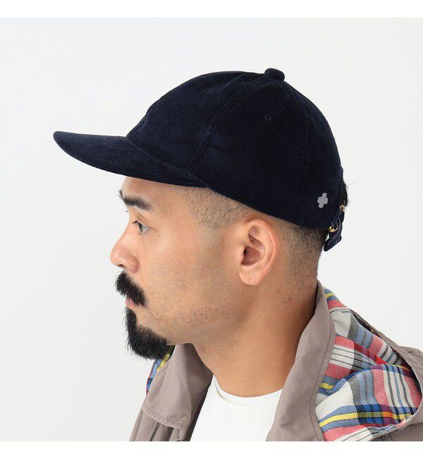 BEAMS PLUS「BEAMS PLUS / レジメンタル ストラップ コーデュロイ 6パネル キャップ」|その他|