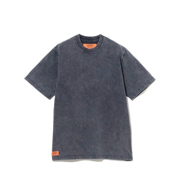 BEAMS「【別注】UNIVERSAL OVERALL / ピグメントダイ Tシャツ」|Tシャツ・カットソー|NAVY