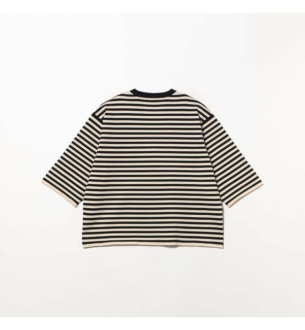 BEAMS「ショート ニット Tシャツ 【ワイドショートフィット】」|ニット・セーター|