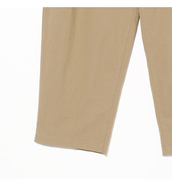 BEAMS「ダンガリー2プリーツ スラックス【ワイドテーパードフィット】」|チノ|