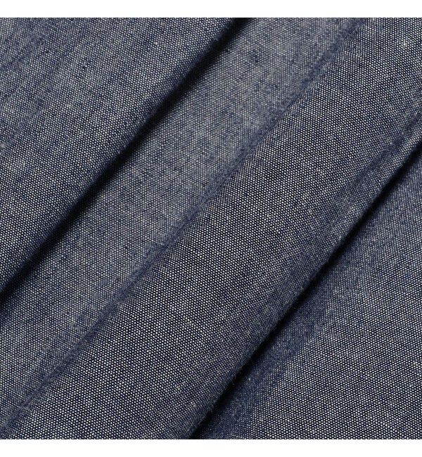 BEAMS「ダンガリー2プリーツ スラックス【ワイドテーパードフィット】」|チノ|