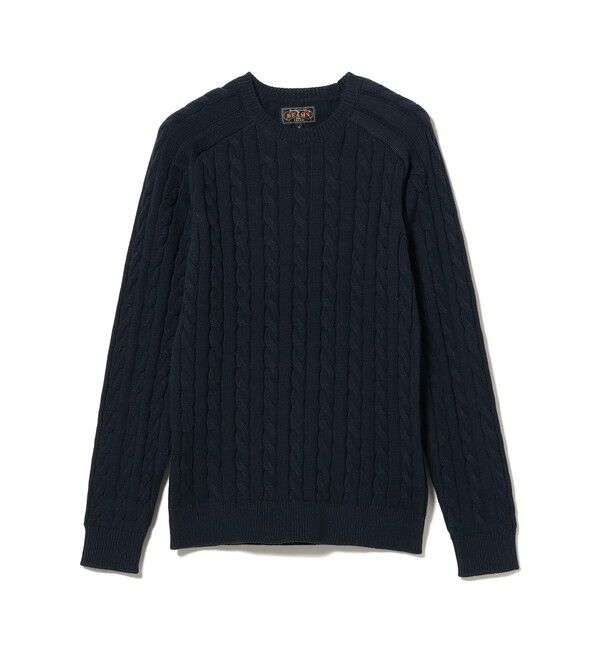 BEAMS PLUS「Crew Cable」|ニット・セーター|