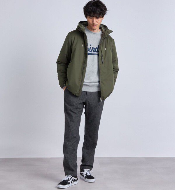 SHIPS any「SHIPS any:  ユーティリティー ZIPポケット 中綿マウンテンパーカー 24FW◇」|ブルゾン・スタジャン|