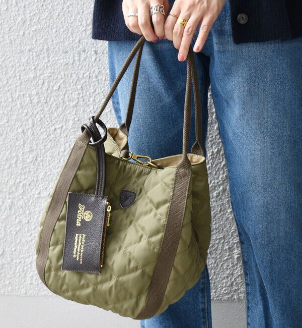 SHIPS any「【SHIPS any別注】Folna: 2WAY キルティング バッグ」|トートバッグ|