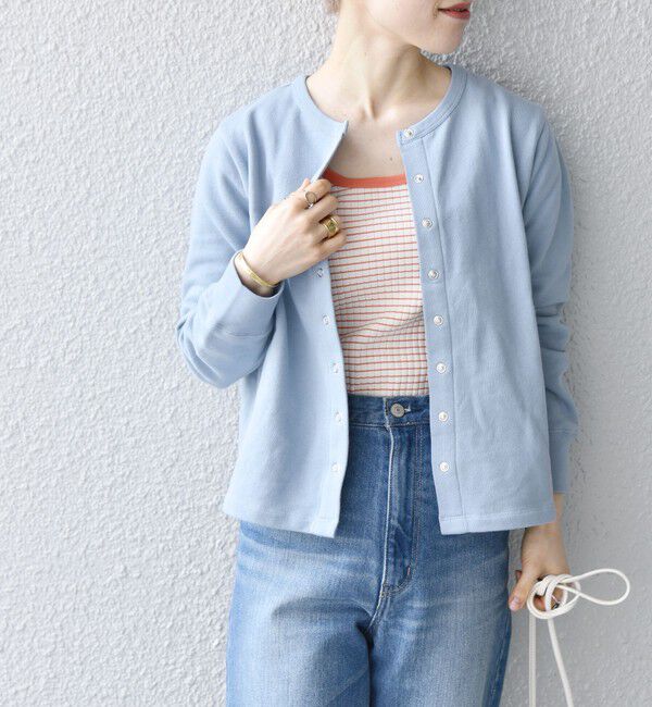 SHIPS any「SHIPS any:〈ウォッシャブル〉テレコ タンク トップ2」|タンクトップ|オレンジ