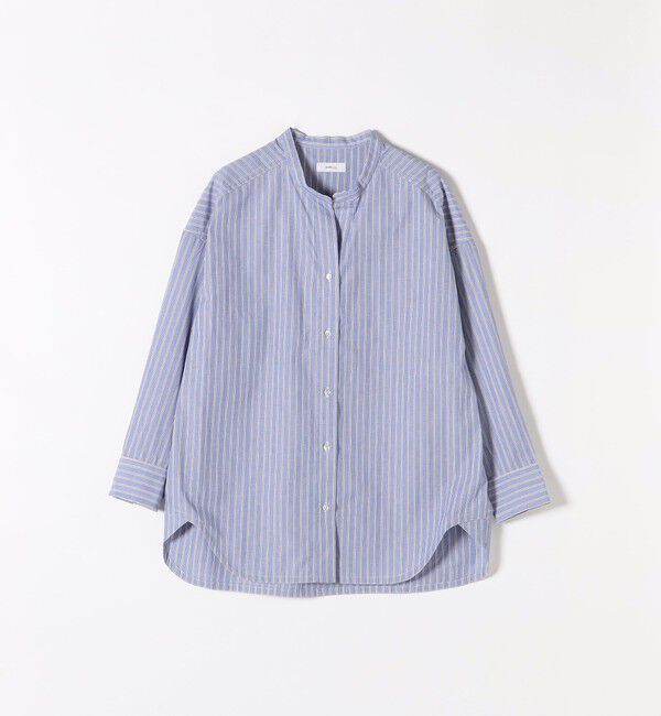 SHIPS any「SHIPS any:〈洗濯機可能〉REPREVE バンド カラー シャツ」|シャツ・ブラウス|