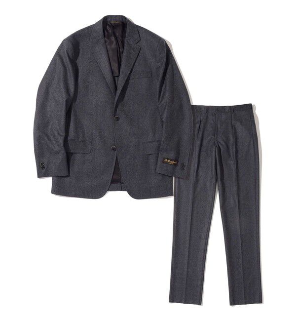 SHIPS「Southwick: AMERICAN WOOLEN COMPANY フランネル 3B スーツ」|スーツ|チャコールグレー