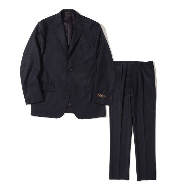 SHIPS「Southwick: AMERICAN WOOLEN COMPANY フランネル 3B スーツ」|スーツ|ネイビー