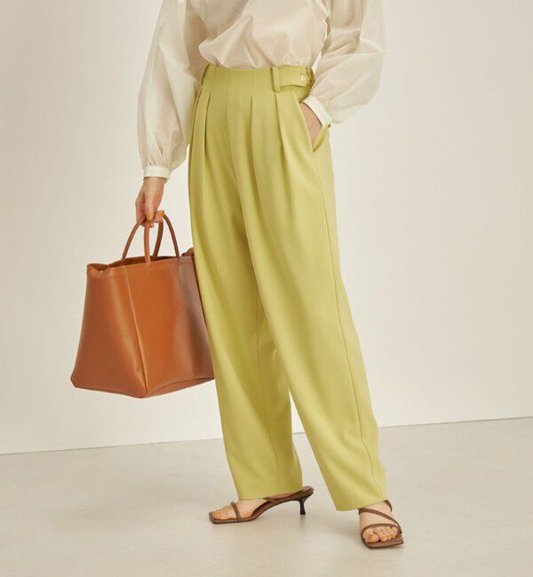 SHIPS for women「〈手洗い可能〉2タック ジョーゼット テーパード パンツ ◇ 」|その他|