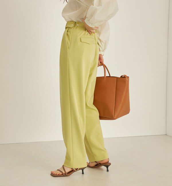 SHIPS for women「〈手洗い可能〉2タック ジョーゼット テーパード パンツ ◇ 」|その他|