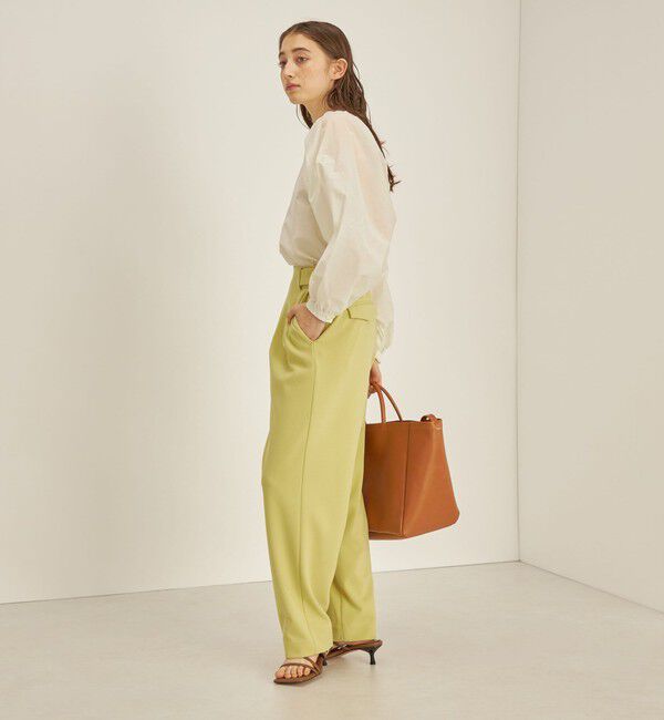 SHIPS for women「〈手洗い可能〉2タック ジョーゼット テーパード パンツ ◇ 」|その他|