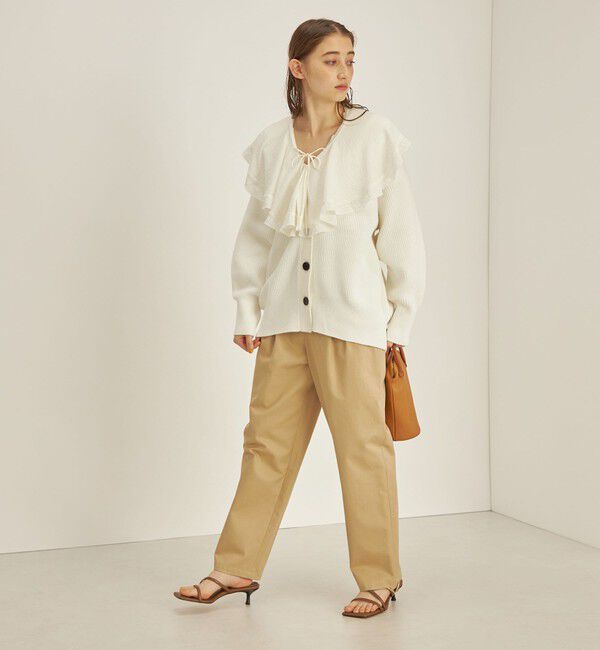 SHIPS for women「〈手洗い可能〉スムージーリップ ラッフル ブラウス ◇」|シャツ・ブラウス|