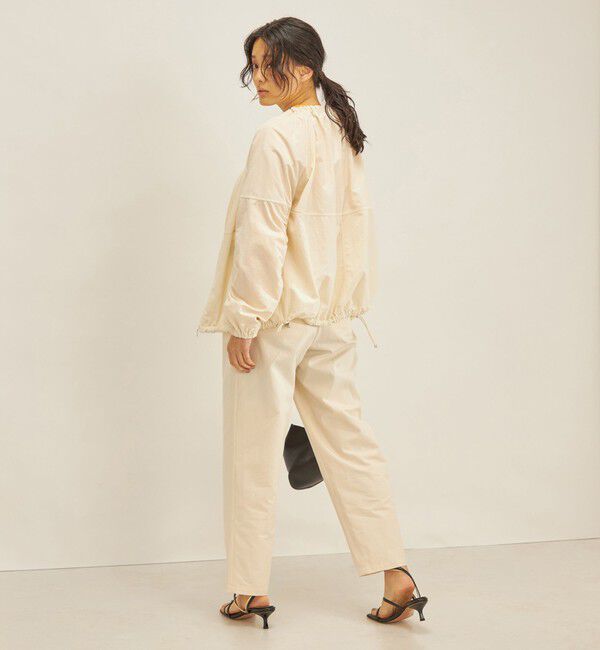 SHIPS for women「〈手洗い可能/撥水加工〉ナイロン ギャザー ショート ブルゾン ◇」|ブルゾン・スタジャン|