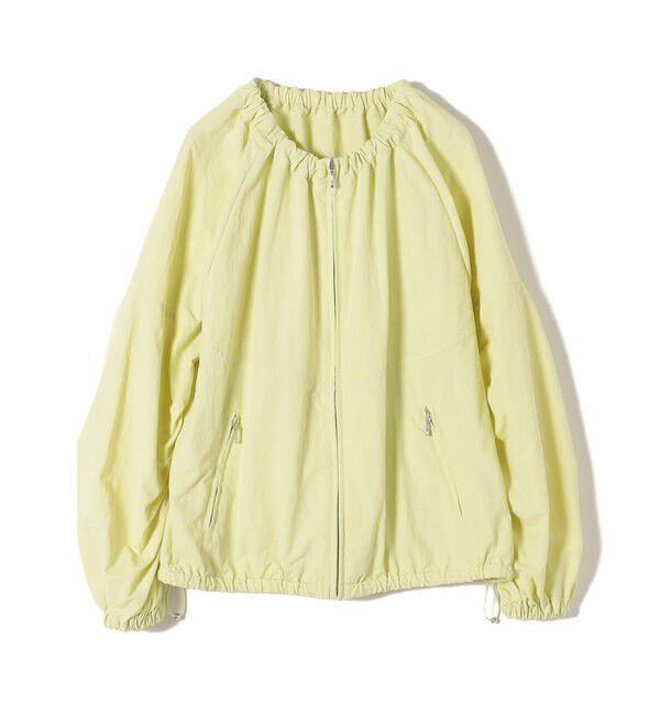 SHIPS for women「〈手洗い可能/撥水加工〉ナイロン ギャザー ショート ブルゾン ◇」|ブルゾン・スタジャン|
