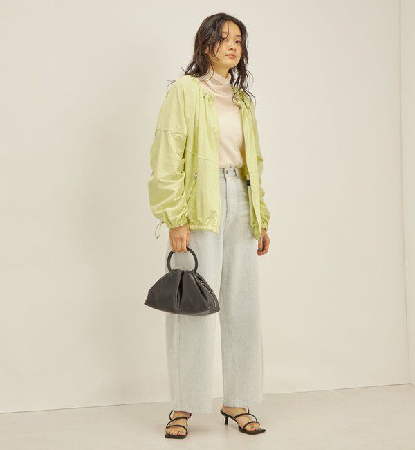 SHIPS for women「〈手洗い可能/撥水加工〉ナイロン ギャザー ショート ブルゾン ◇」|ブルゾン・スタジャン|