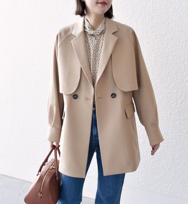 SHIPS for women「*〈手洗い可能〉3WAY（ジレ・ボレロ）スプリングコート ◇」|その他|