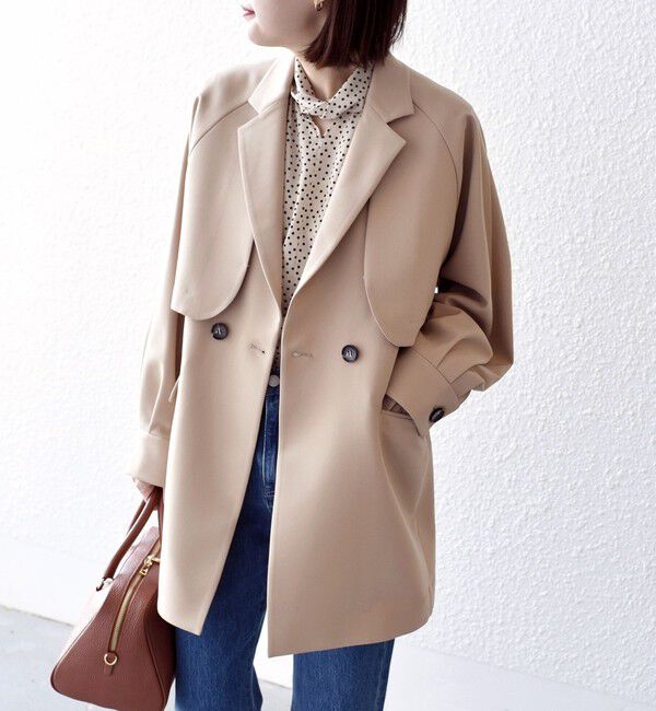 SHIPS for women「*〈手洗い可能〉3WAY（ジレ・ボレロ）スプリングコート ◇」|その他|