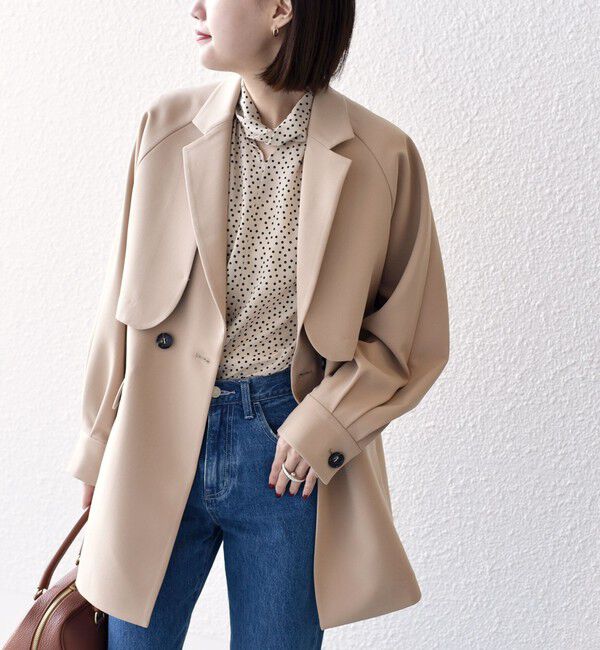 SHIPS for women「*〈手洗い可能〉3WAY（ジレ・ボレロ）スプリングコート ◇」|その他|