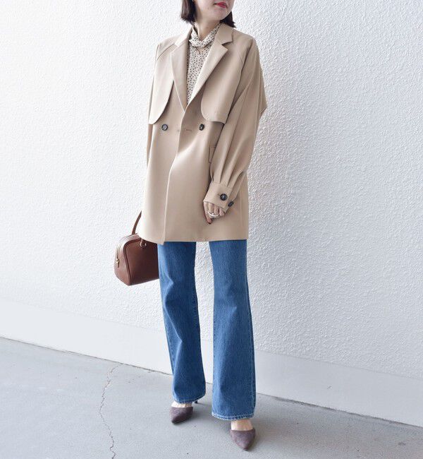 SHIPS for women「*〈手洗い可能〉3WAY（ジレ・ボレロ）スプリングコート ◇」|その他|