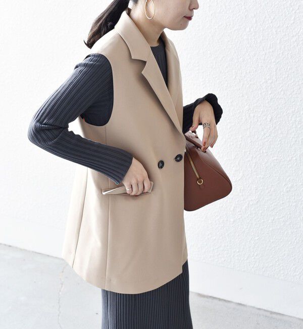 SHIPS for women「*〈手洗い可能〉3WAY（ジレ・ボレロ）スプリングコート ◇」|その他|