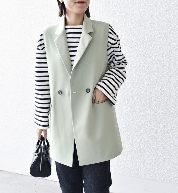 SHIPS for women「*〈手洗い可能〉3WAY（ジレ・ボレロ）スプリングコート ◇」|その他|