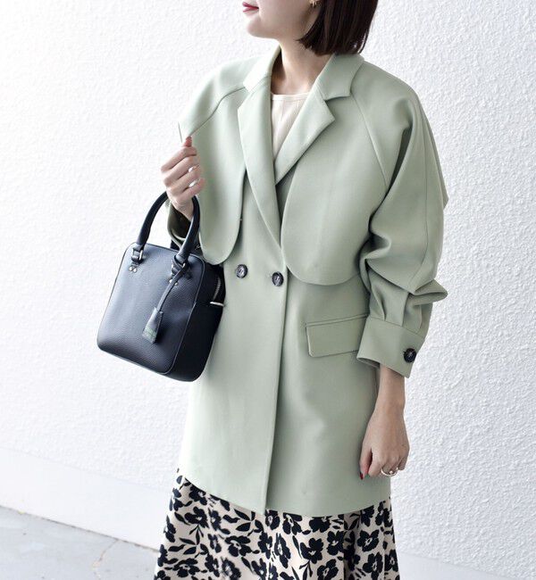 SHIPS for women「*〈手洗い可能〉3WAY（ジレ・ボレロ）スプリングコート ◇」|その他|