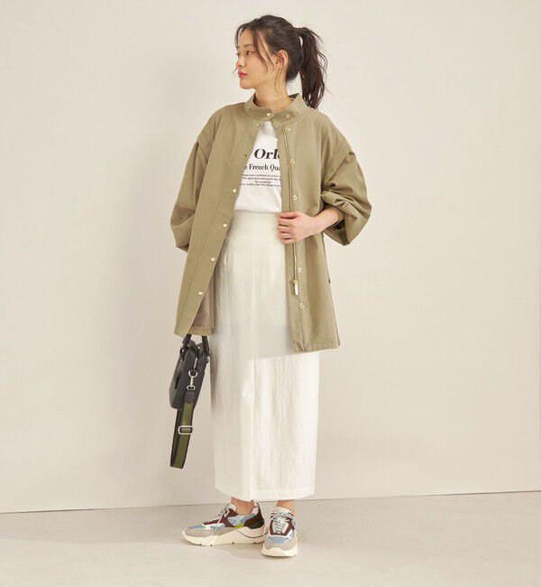 SHIPS for women「強撚 ギャバ スタンドカラー ハーフ コート ◇」|その他|