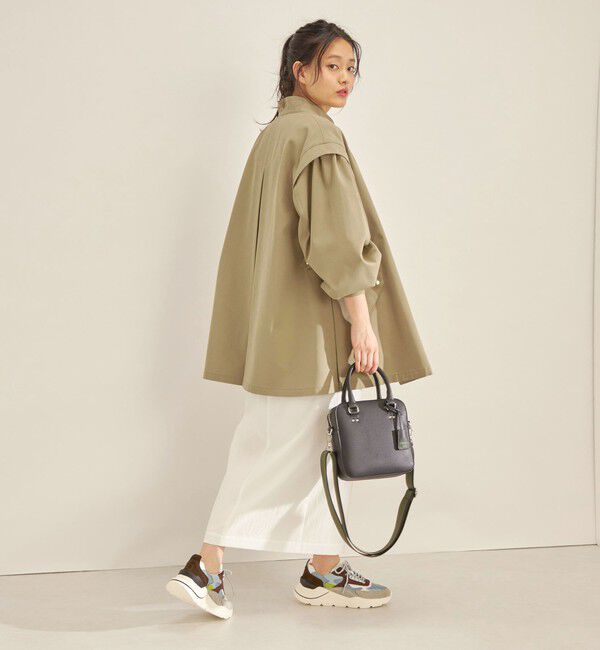 SHIPS for women「強撚 ギャバ スタンドカラー ハーフ コート ◇」|その他|