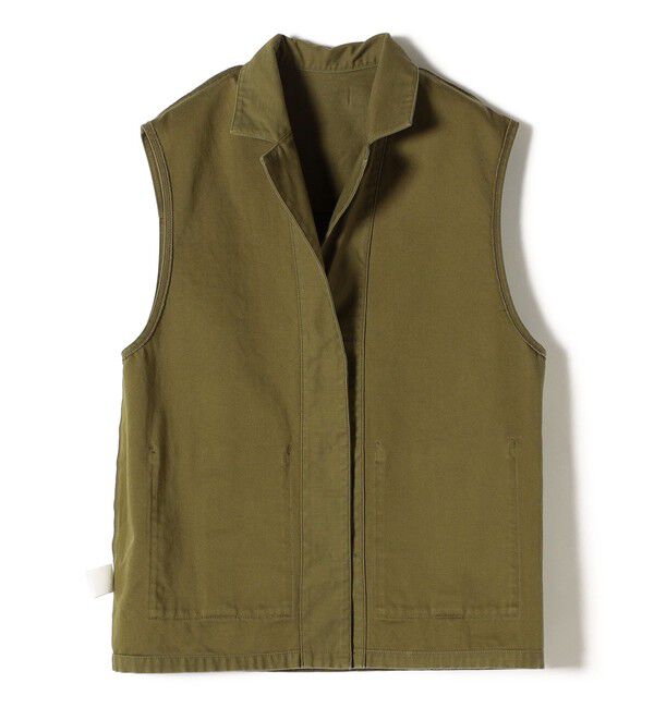 SHIPS for women「Odub:〈洗濯機可能〉ミリタリー ジレ◇」|ベスト・ジレ|