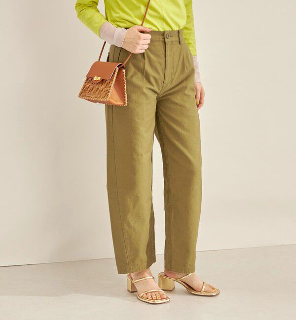 SHIPS for women「【SHIPS別注】Odub:〈洗濯機可能〉ミリタリー ワイド パンツ◇」|その他|