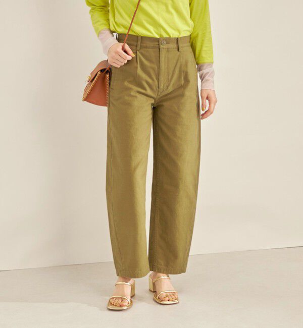 SHIPS for women「【SHIPS別注】Odub:〈洗濯機可能〉ミリタリー ワイド パンツ◇」|その他|