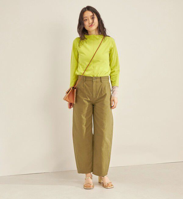 SHIPS for women「【SHIPS別注】Odub:〈洗濯機可能〉ミリタリー ワイド パンツ◇」|その他|