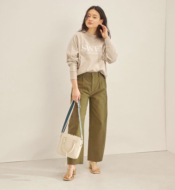 SHIPS for women「【SHIPS別注】Odub:〈洗濯機可能〉ミリタリー ワイド パンツ◇」|その他|