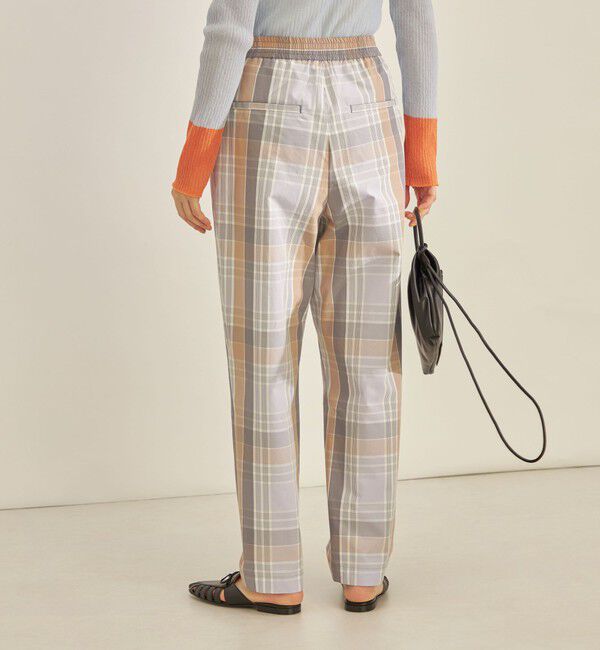 SHIPS for women「〈手洗い可能〉先染め チェック タイプライター パンツ◇」|その他|