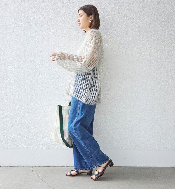SHIPS for women「〈手洗い可能〉モヘヤ メッシュ プルオーバー◇」|ニット・セーター|