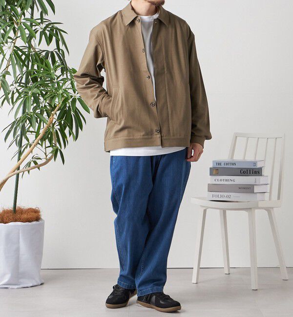 SHIPS any「SHIPS any: 〈手洗い可能〉 ショート ブルゾン 24FW◇」|ブルゾン・スタジャン|