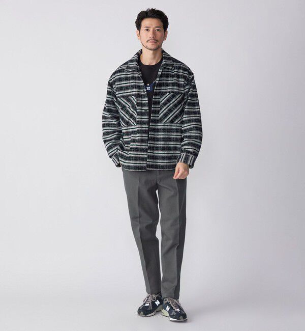 SHIPS「【WEB限定】SHIPS: モール チェック ダブルポケット CPO シャツ ジャケット」|ミリタリージャケット|