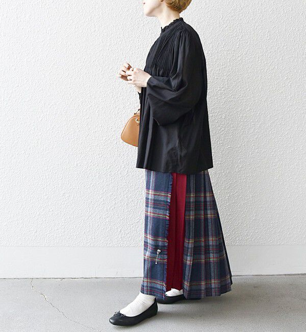 SHIPS any「O'NEIL OF DUBLIN: コンビ キルト スカート 23AW (83cm)」|スカート|