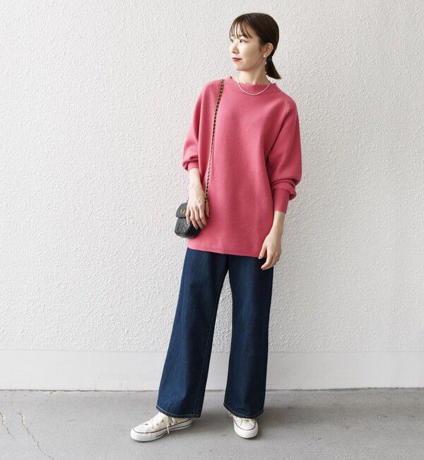 SHIPS any「SHIPS any:〈手洗い可能〉ミラノリブ スタンドネック プルオーバー」|ニット・セーター|