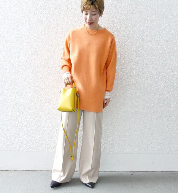 SHIPS any「SHIPS any:〈手洗い可能〉ミラノリブ スタンドネック プルオーバー」|ニット・セーター|